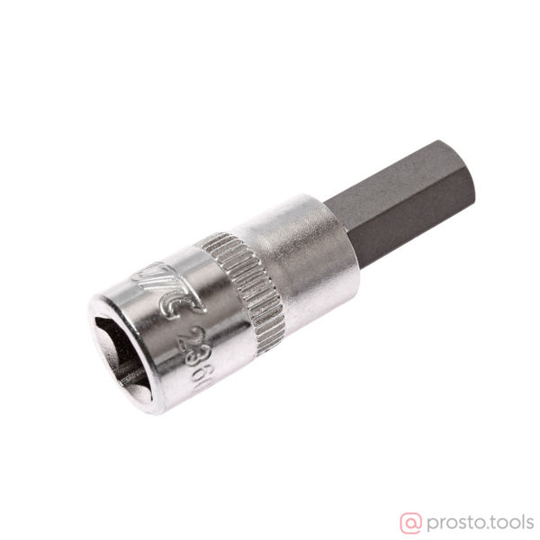 Изображение Головка со вставкой HEX 1/4" H7 длина 37мм //JTC