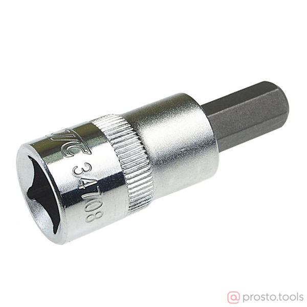 Изображение Головка со вставкой HEX 3/8" H8 длина 48мм //JTC