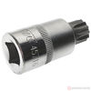 Изображение Головка со вставкой SPLINE 1/2" M16 длина 55мм //JTC