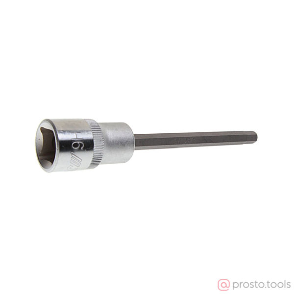 Изображение Головка со вставкой HEX 1/2" H6 длина 120мм //JTC