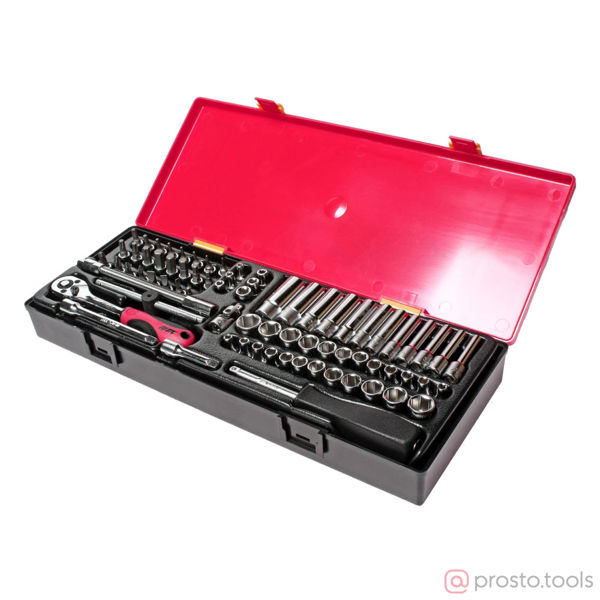 Изображение Набор головок 1/4" (в кейсе) 73 предмета JTC /1