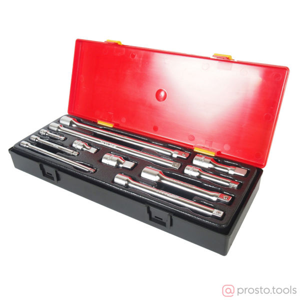 Изображение Набор удлинителей 1/4", 3/8", 1/2" (в кейсе) 11 предметов JTC /1