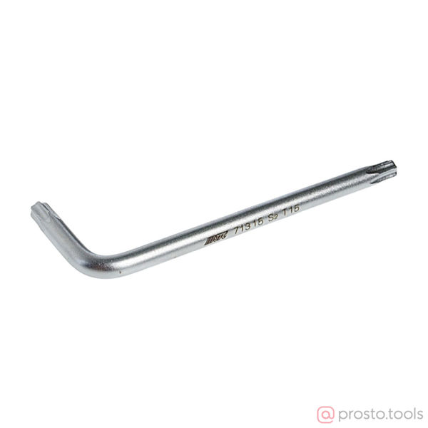 Изображение Ключ TORX Г-образный T15, длина 54мм JTC
