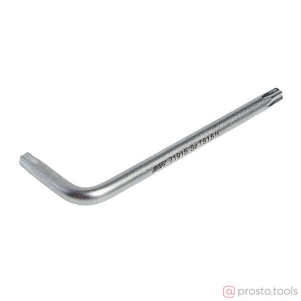 Изображение Ключ TORX Г-образный,5-гранный TS15H, длина 54мм JTC