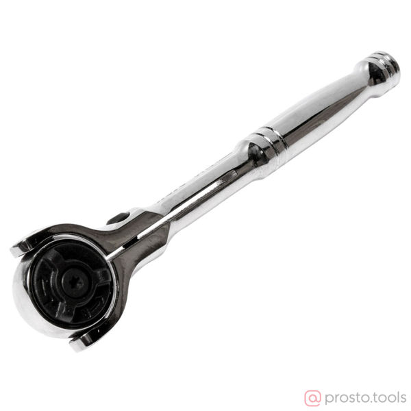 Изображение Трещотка 1/4" 72-зубцовая с поворотной головкой, с металлической рукояткой, длина 146мм JTC /1