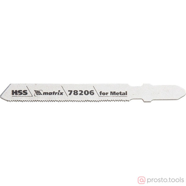 Изображение Пилка для э/лобзика T118G по металлу, 3 шт. , 50 х 0,8мм, HSS// Matrix