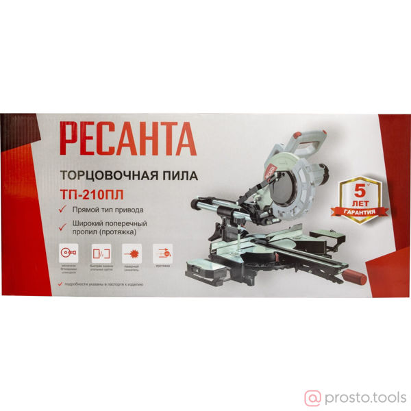 Изображение Пила торцовочная ТП-210ПЛ //РЕСАНТА