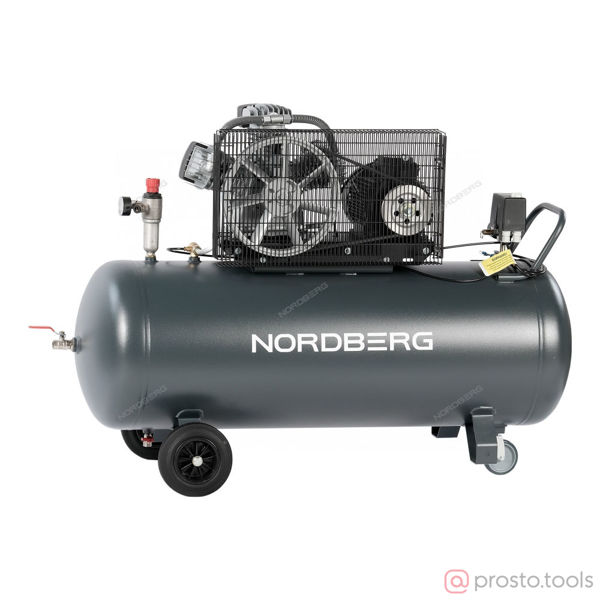 Изображение Компрессор ременной NCP200/580 380В, ресив. 200л, 580л/мин //NORDBERG