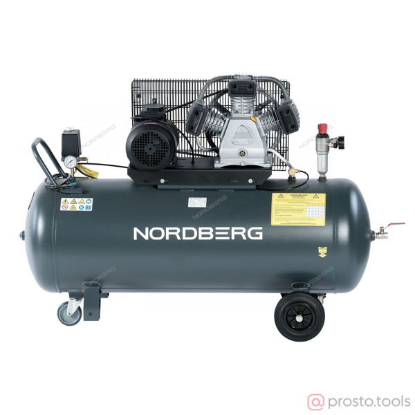 Изображение Компрессор ременной NCP200/580 380В, ресив. 200л, 580л/мин //NORDBERG