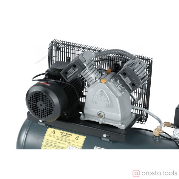 Изображение Компрессор ременной NCP100/500 380В, ресив. 100л, 500л/мин //NORDBERG