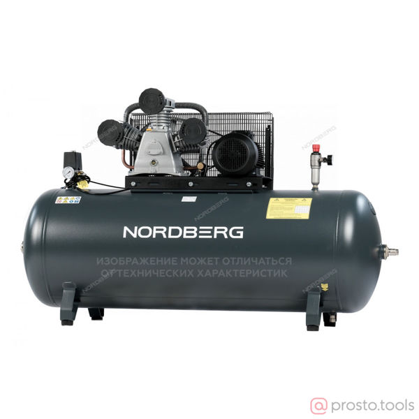 Изображение Компрессор ременной NCP500/1400 380В, ресив. 500л, 1400л/мин //NORDBERG