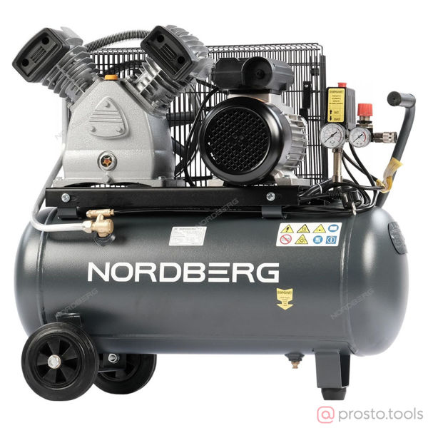 Изображение Компрессор ременной NCP50/420 380В, ресив. 50л, 420л/мин //NORDBERG
