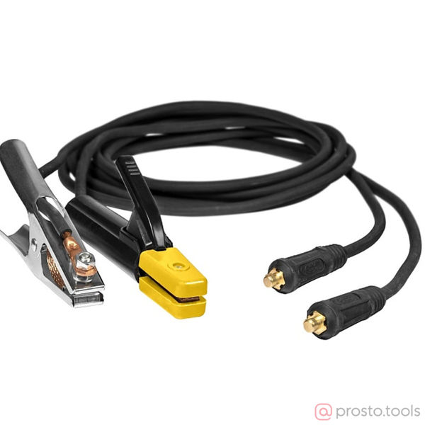 Изображение Комплект сварочных кабелей 200А 5м 10-25/1*16 PRIME //КЕДР