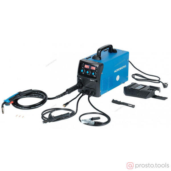 Изображение Полуавтомат сварочный WMI161 MIG+MMA, 220V //NORDBERG