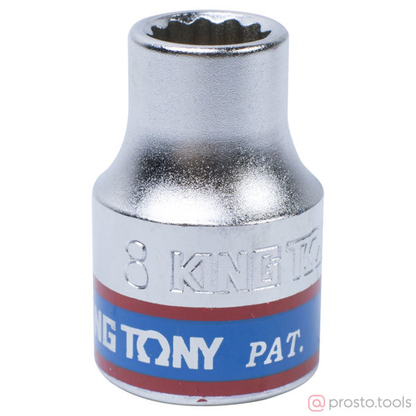 Изображение Головка торц. дюйм. 3/8" 3/8" 6-гран. //KING TONY