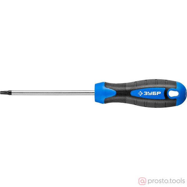 Изображение Отвертка Torx 100мм T20 магнитный наконечник 2-х комп. рукоятка (ЗУБР)