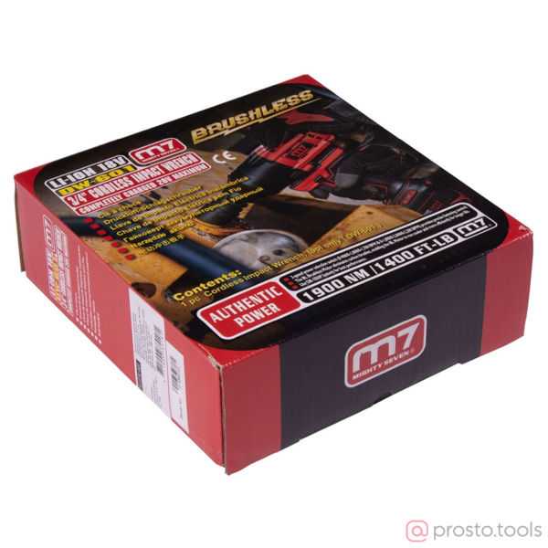 Изображение Гайковерт акк. ударный 3/4" 1900Нм DW-601 18В (SOLO) //MIGHTY SEVEN