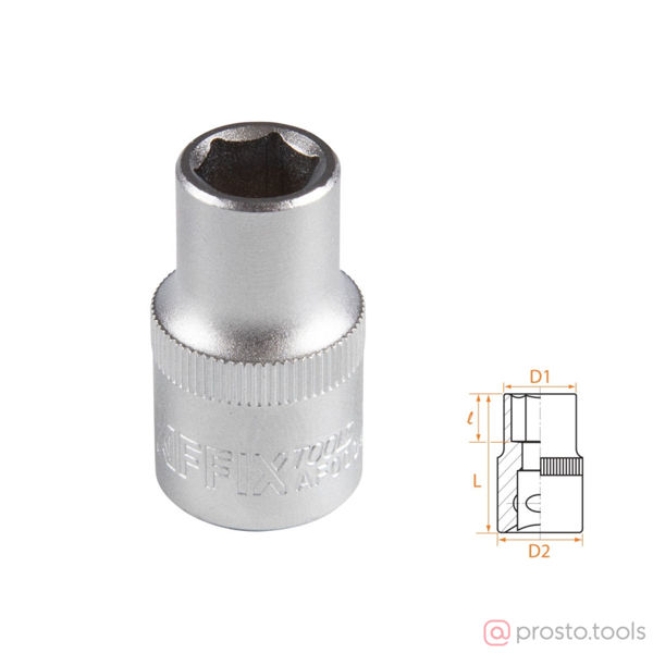 Изображение Головка торц. 1/2" 11мм 6-гран. //AFFIX