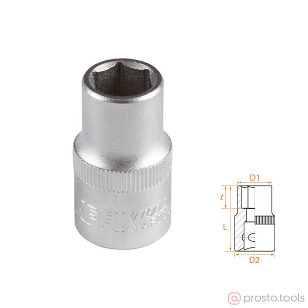 Изображение Головка торц. 1/2" 12мм 6-гран. //AFFIX