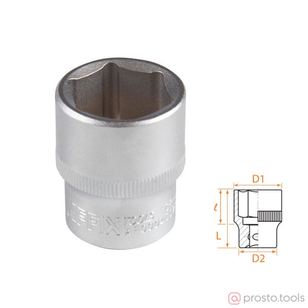 Изображение Головка торц. 1/2" 23мм 6-гран. //AFFIX