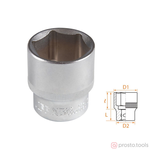Изображение Головка торц. 1/2" 30мм 6-гран. //AFFIX
