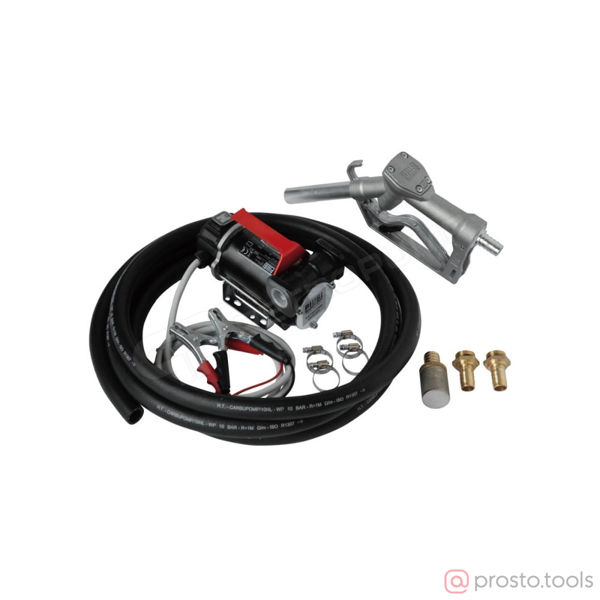 Изображение Battery Kit 3000 INLINE 12V - Мобильный комплект для перекачки ДТ (мех. пистолет), 50 л/мин, шт //PI