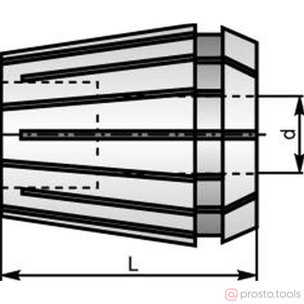 Изображение Цанга d 8,0 ER32 L40мм DIN 6499 "CNIC" (шт)