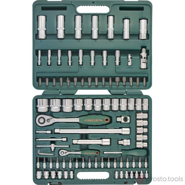 Изображение Набор головок 1/4"&1/2" 4-32 мм 6 гр. 94 пред. S04H52494S //JONNESWAY