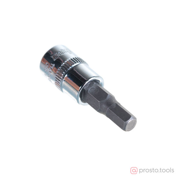 Изображение Головка торц. со вставкой 1/4" HEX 5мм 114205 //OMBRA