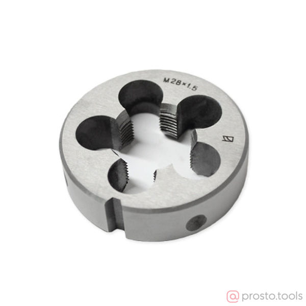 Изображение Плашка круглая M 28*1,5 6H D=65 //Русский Инструмент (РИ)