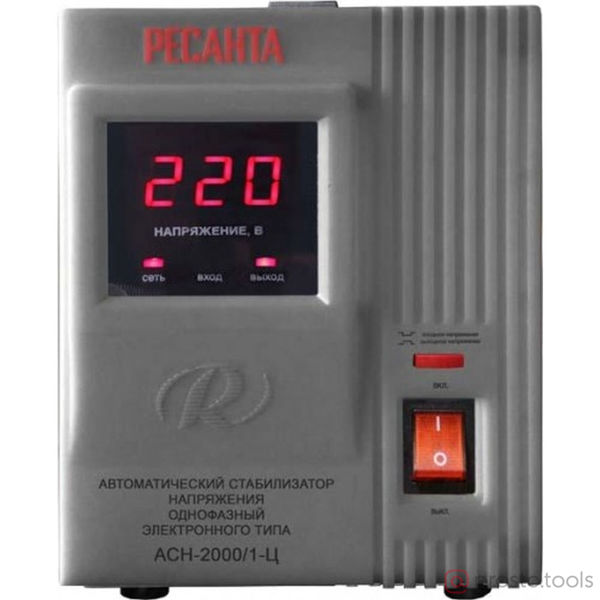 Изображение Стабилизатор напряжения однофазный АСН 2000/1-Ц //РЕСАНТА