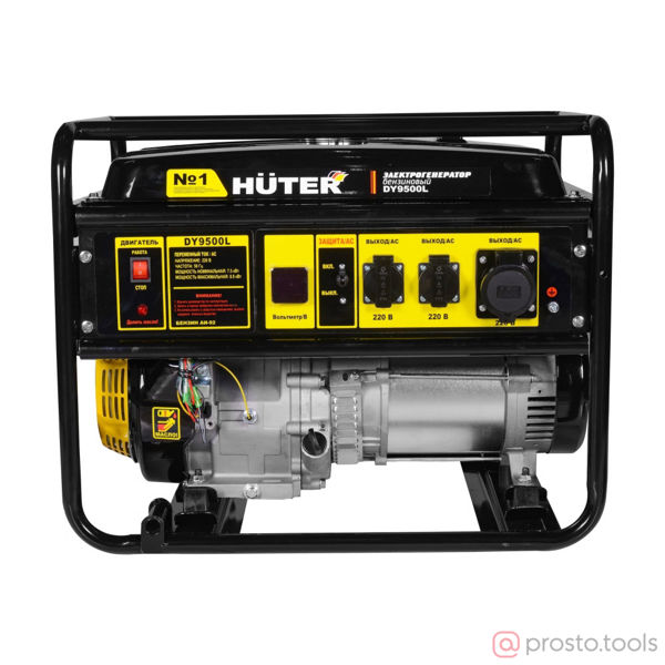 Изображение Генератор бенз. 7,5/8кВт DY9500L //HUTER