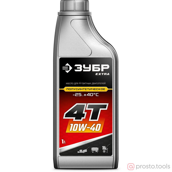 Изображение Масло 4-х тактное 1 л. 4Т-10W40 //ЗУБР