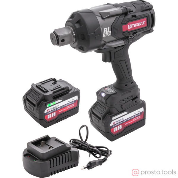 Изображение Гайковерт акк. ударный 1" 2400Нм 21В BBIW012400 //THORVIK