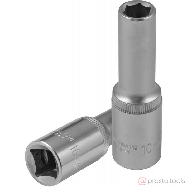 Изображение Головка торц. 1/2" 10мм 6-гран. глубокая S04HD4110 //JONNESWAY
