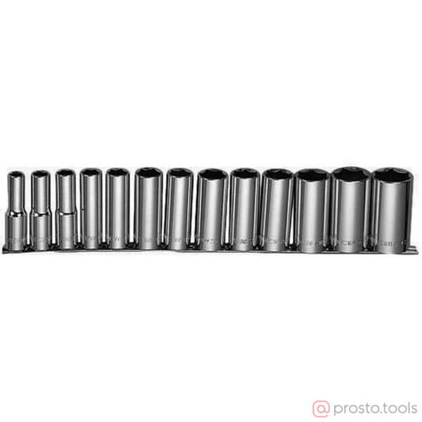 Изображение Набор головок 1/2" 11-32 мм 6 гр. 13 пред. глубокие на держателе MAXI-DRIVE S05HD4113S //JONNESWAY