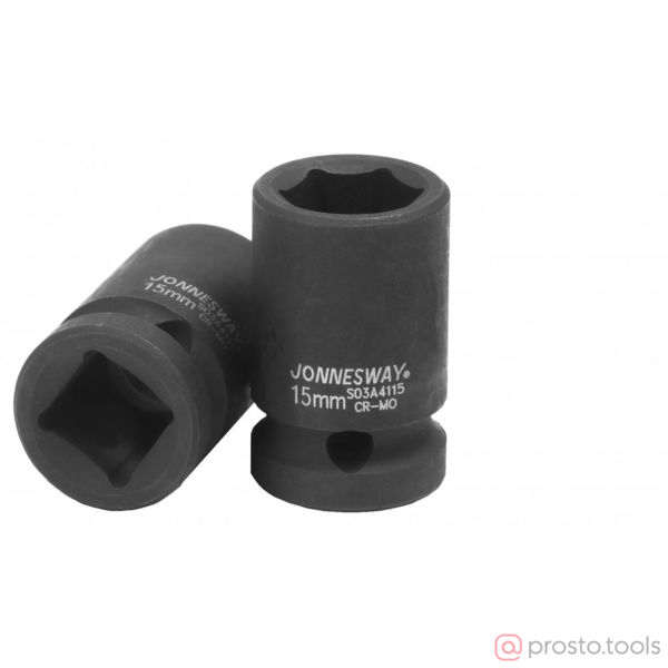Изображение Головка ударная 1/2" 15мм 6-гран. S03A4115 //JONNESWAY
