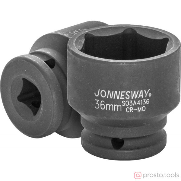 Изображение Головка ударная 1/2" 36мм 6-гран. S03A4136 //JONNESWAY