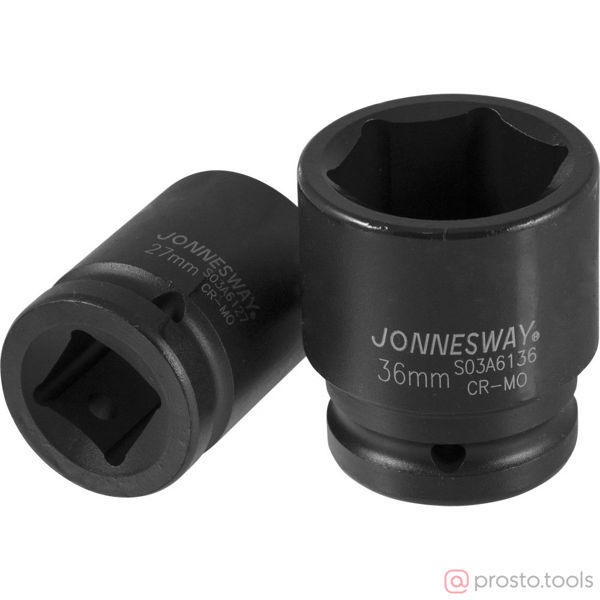 Изображение Головка ударная 3/4" 55мм 6-гран. S03A6155 //JONNESWAY