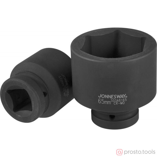 Изображение Головка ударная 1" 41мм 6-гран. S03A8141 //JONNESWAY