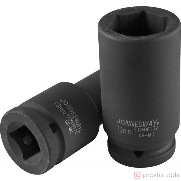 Изображение Головка ударная 3/4" 41мм 6-гран. глубокая S03AD6141 //JONNESWAY