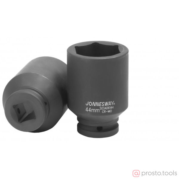 Изображение Головка ударная 3/4" 44мм 6-гран. глубокая S03AD6144 //JONNESWAY