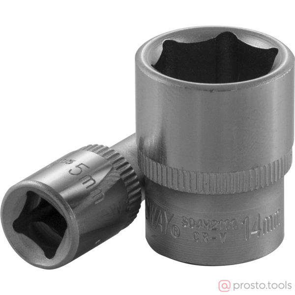 Изображение Головка торц. 1/4" 13мм 6-гран. S04H2113 //JONNESWAY