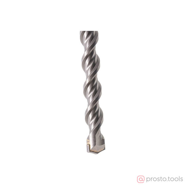 Изображение Бур SDS-plus 16х260 двойная спираль, Cobalt W-tip //DENZE