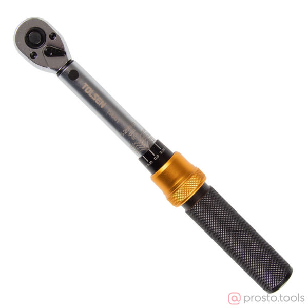 Изображение Ключ динамометрический 1/4" 5-25Нм в пластиковом кейсе //TOLSEN
