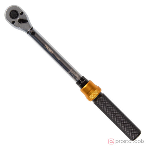 Изображение Ключ динамометрический 3/8" 10-60Нм в пластиковом кейсе //TOLSEN