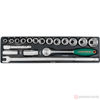 Изображение Набор головок 1/2" 11-32 мм 6 гр. 19 пред. S04H419S //JONNESWAY