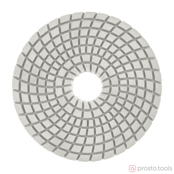 Изображение Круг шлиф. гибкий алм. 100мм Р100 Velcro мокрое шлифование, 5шт. //MATRIX