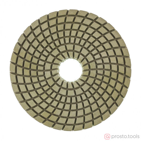 Изображение Круг шлиф. гибкий алм. 100мм Р3000 Velcro мокрое шлифование, 5шт. //MATRIX