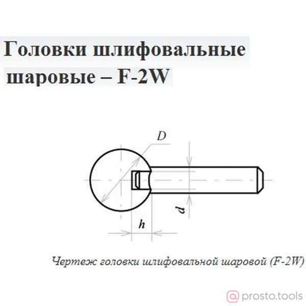 Изображение Шарошка сферическая 10х3 F2W(ГШ) 25А F60(25Н) O(СТ1) с хвостовиком //CNIC